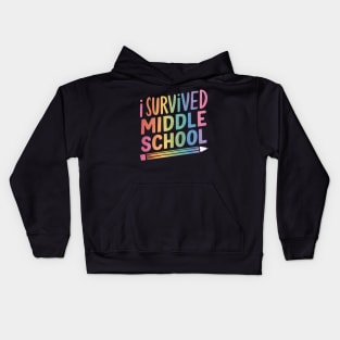 I Survived Middle School Kids Hoodie